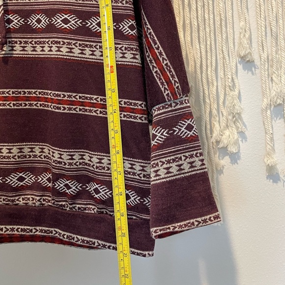 Full Tilt Boho Pullover Sweater Hoodie Oversized Size S - Picture 5 of 6